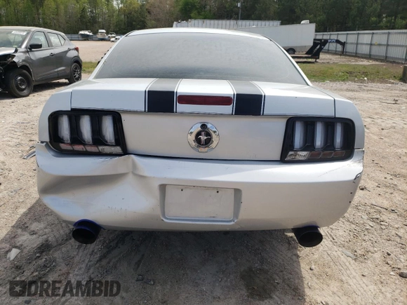 2005 Ford Mustang Deluxe with VIN 1ZVFT80N855113665, listed as a Copart auction lot 52346295 with 116,879 mi miles and Salvage title. Bid and sale history available at DreamBid. Image 6.