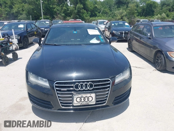 2012 Audi A7 Premium Plus with VIN WAUYGAFC4CN063645, listed as a IAAI auction lot 42561639 with 174,712 mi miles and . Bid and sale history available at DreamBid. Image 12.