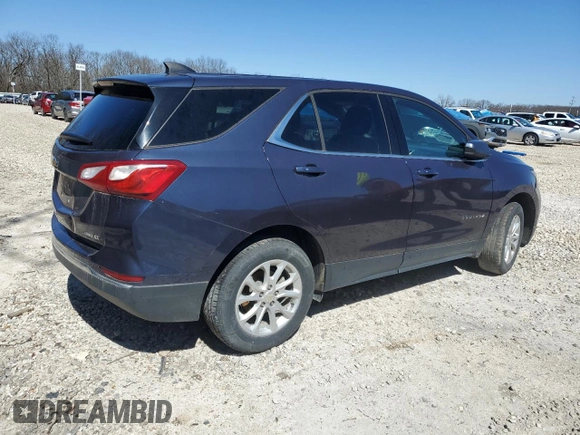2019 Chevrolet Equinox LT with VIN 3GNAXUEV1KL253594, listed as a Copart auction lot 43508995 with 107,330 mi miles and Salvage Title. Bid and sale history available at carsss.com. Image 3.