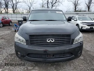 2011 Infiniti QX56 7-passenger with VIN JN8AZ2NE9B9006375, listed as a Copart auction lot 81569174 with 186,785 mi miles and Clean Title. Bid and sale history available at carsss.com. Image 5.