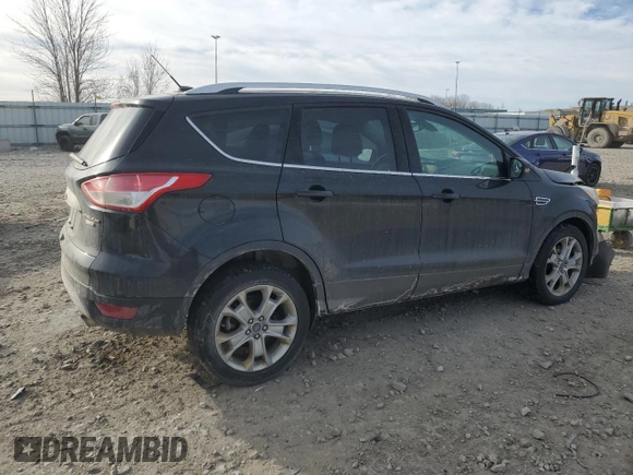 2015 Ford Escape Titanium with VIN 1FMCU9JX2FUA23083, listed as a Copart auction lot 42923325 with 101,960 mi miles and Clean Title. Bid and sale history available at carsss.com. Image 3.