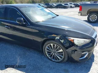 2021 Infiniti Q50 3.0t LUXE with VIN JN1EV7BP2MM707788, listed as a IAAI auction lot 41839281 with 125,173 mi miles. Bid and sale history available at carsss.com. Image 6.
