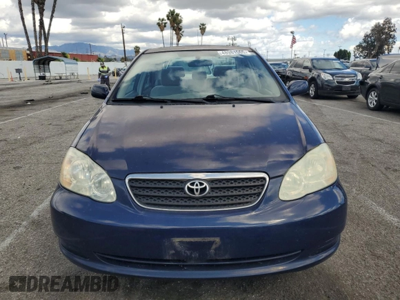2005 Toyota Corolla CE with VIN 1NXBR32E25Z384058, listed as a Copart auction lot 48981565 with 222,416 mi miles and Clean Title. Bid and sale history available at DreamBid. Image 5.