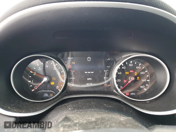 2018 Jeep Compass Limited with VIN 3C4NJDCB2JT231946, listed as a Copart auction lot 46749305 with 42,173 mi miles and Salvage title. Bid and sale history available at DreamBid. Image 9.