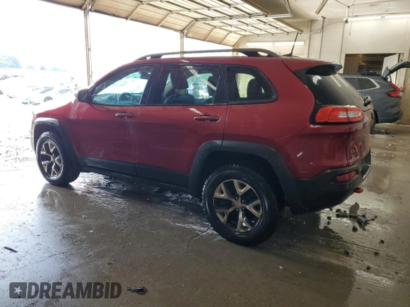 2017 Jeep Cherokee Trailhawk z VIN 1C4PJMBB2HW517312, wystawiony jako Copart lot #60502005 z przebiegiem 99 998 mil mil oraz Szkoda całkowita • Salvage title. Historia ofert i sprzedaży dostępna na DreamBid. Obrazek 2.