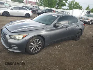 2017 Infiniti Q50 Premium with VIN JN1EV7AP6HM731468, listed as a Copart auction lot 61979495 with 118,166 mi miles and Clean title. Bid and sale history available at DreamBid. Image 1.
