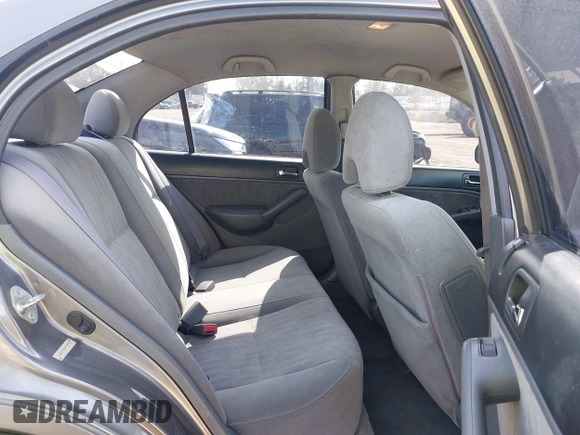 2004 Honda Civic LX with VIN 2HGES16654H579927, listed as a IAAI auction lot 41911814 with 233,803 mi miles. Bid and sale history available at carsss.com. Image 8.