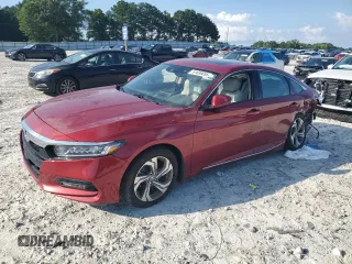 2019 Honda Accord EX-L with VIN 1HGCV2F56KA001813, listed as a Copart auction lot 61689055 with 51,718 mi miles and Salvage title. Bid and sale history available at DreamBid. Image 1.