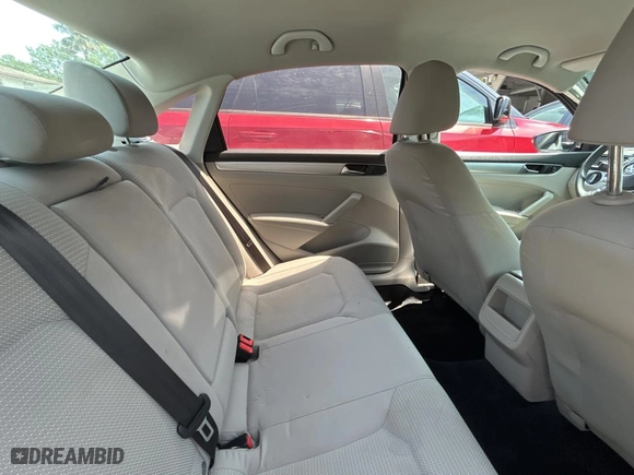2017 Volkswagen Passat 1.8T S with VIN 1VWAT7A37HC023893, listed as a Copart auction lot 54632025 with 107,971 mi miles and Clean Title. Bid and sale history available at carsss.com. Image 6.