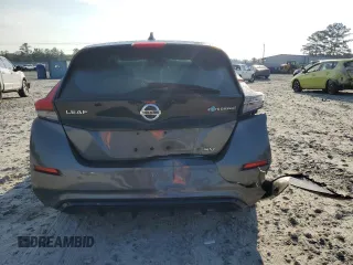 2019 Nissan LEAF SV with VIN 1N4AZ1CP7KC301168, listed as a Copart auction lot 57576085 with 31,755 mi miles and Salvage title. Bid and sale history available at DreamBid. Image 6.