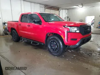 2022 Nissan Frontier SV with VIN 1N6ED1EK3NN606300, listed as a Copart auction lot 55422635 with 63,036 mi miles and Salvage title. Bid and sale history available at DreamBid. Image 4.