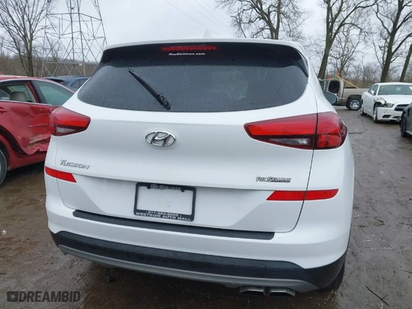 2019 Hyundai Tucson SEL with VIN KM8J33AL2KU991344, listed as a IAAI auction lot 41722608 with 56,185 mi miles. Bid and sale history available at carsss.com. Image 16.