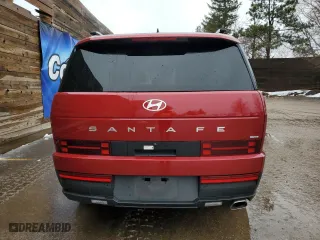 2024 Hyundai Santa Fe SEL with VIN 5NMP2DGL9RH027534, listed as a Copart auction lot 51448425 with 25,821 mi miles and Clean Title. Bid and sale history available at carsss.com. Image 6.