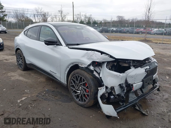 2023 Ford Mustang Mach-E GT with VIN 3FMTK4SX2PMA23694, listed as a IAAI auction lot 41125283 with 15,252 mi miles and . Bid and sale history available at DreamBid. Image 1.