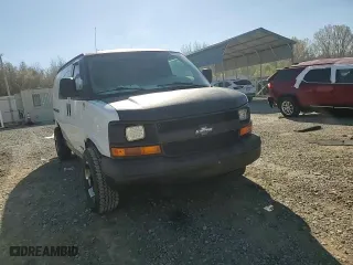 2005 Chevrolet Express Cargo Van with VIN 1GCGG25V951131973, listed as a Copart auction lot 50502685 with 330,845 mi miles and Salvage Title. Bid and sale history available at carsss.com. Image 12.