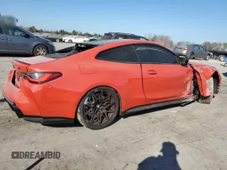 2024 BMW M4 Competition xDrive with VIN WBS43AZ0XRCP80630, listed as a Copart auction lot 79766704 with 0 mi miles and Salvage Title. Bid and sale history available at carsss.com. Image 3.