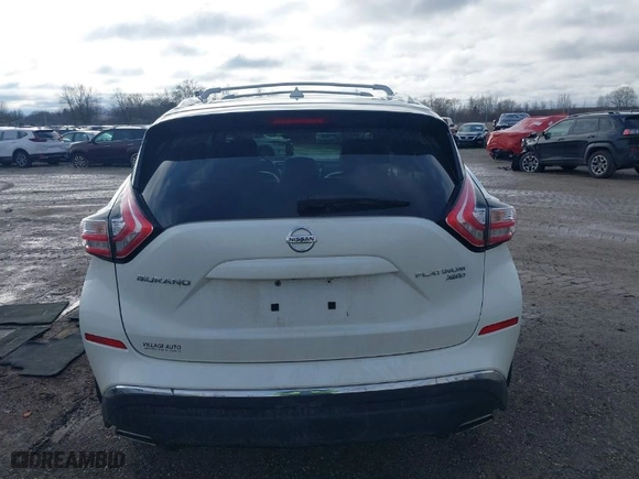 2015 Nissan Murano SV with VIN 5N1AZ2MH3FN269946, listed as a IAAI auction lot 41209162 with 107,133 mi miles. Bid and sale history available at carsss.com. Image 17.