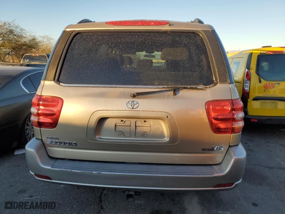 2001 Toyota Sequoia SR5 with VIN 5TDZT34AX1S048641, listed as a Copart auction lot 87735665 with 247,086 mi miles and Salvage Title. Bid and sale history available at carsss.com. Image 6.