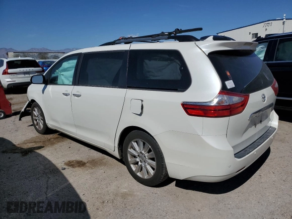 2017 Toyota Sienna XLE Auto Access Seat with VIN 5TDYZ3DC6HS865451, listed as a Copart auction lot 51005475 with 0 mi miles and Salvage Title. Bid and sale history available at carsss.com. Image 2.