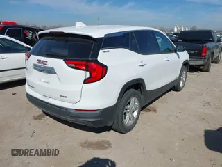 2018 GMC Terrain SLE with VIN 3GKALTEV3JL298666, listed as a IAAI auction lot 41655369 with 91,383 mi miles. Bid and sale history available at carsss.com. Image 4.