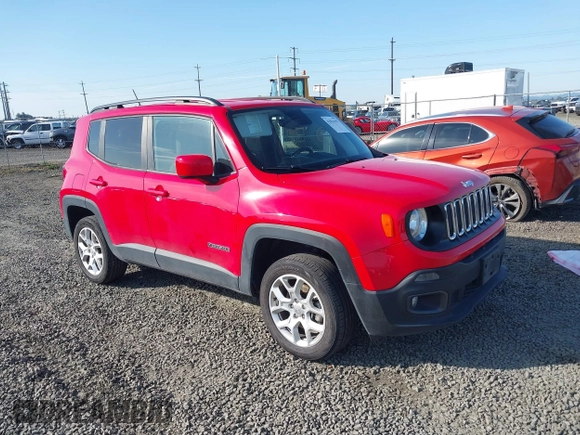 2018 Jeep Renegade Latitude with VIN ZACCJBBB6JPH80554, listed as a IAAI auction lot 42024197 with 69,247 mi miles and . Bid and sale history available at DreamBid. Image 1.
