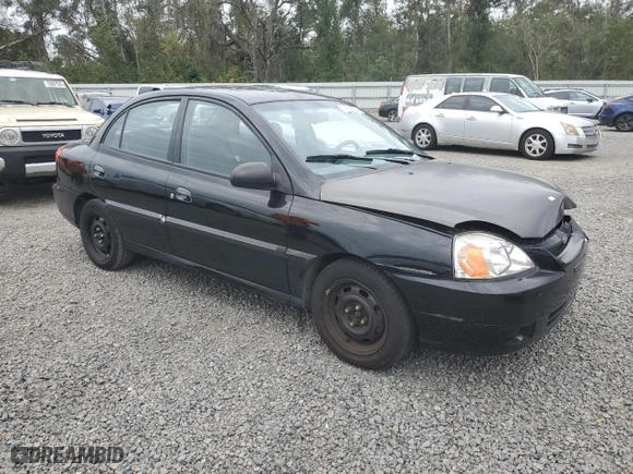 2004 Kia Rio with VIN KNADC125046349408, listed as a Copart auction lot 79868034 with 97,450 mi miles and Clean Title. Bid and sale history available at carsss.com. Image 4.