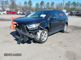 2017 Ford Edge SE with VIN 2FMPK4G95HBB33735, listed as a IAAI auction lot 41882934 with 1 mi miles. Bid and sale history available at carsss.com. Image 2.