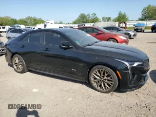 2023 Cadillac CT4-V Blackwing with VIN 1G6DL5RP5P0410487, listed as a Copart auction lot 52777455 with Not Provided miles and Salvage Title. Bid and sale history available at DreamBid. Image 4.