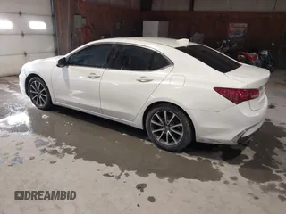 2018 Acura TLX with VIN 19UUB2F38JA008143, listed as a IAAI auction lot 41161669 with 105,483 mi miles. Bid and sale history available at carsss.com. Image 3.
