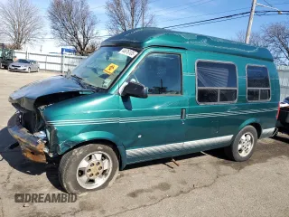 2003 Chevrolet Astro Cargo Van YF7 Upfitter with VIN 1GBDM19X03B132099, listed as a Copart auction lot 44976105 with 280,608 mi miles and Salvage Title. Bid and sale history available at carsss.com. Image 1.