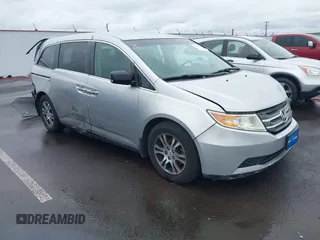 2012 Honda Odyssey EX with VIN 5FNRL5H46CB016065, listed as a IAAI auction lot 41849195 with 125,400 mi miles and . Bid and sale history available at carsss.com. Image 1.