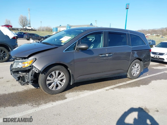 2016 Honda Odyssey EX-L with VIN 5FNRL5H6XGB020370, listed as a IAAI auction lot 41843941 with 189,980 mi miles. Bid and sale history available at carsss.com. Image 2.