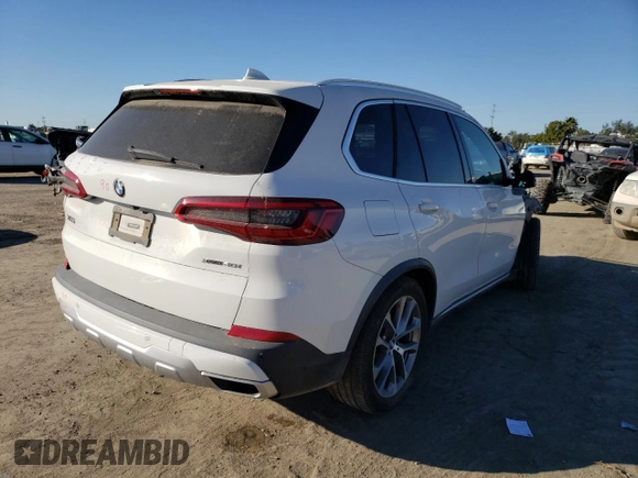 2019 BMW X5 xDrive40i with VIN 5UXCR6C57KLK89021, listed as a Copart auction lot 37425443 with 52,882 mi miles. Bid and sale history available at carsss.com. Image 3.