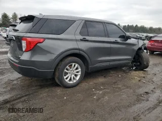 2020 Ford Explorer with VIN 1FMSK8BH1LGC23899, listed as a Copart auction lot 88706445 with 71,552 mi miles and Salvage Title. Bid and sale history available at carsss.com. Image 3.