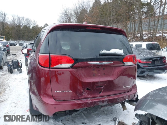 2017 Chrysler Pacifica Touring L Plus with VIN 2C4RC1EG6HR652908, listed as a IAAI auction lot 41381104 with 82,186 mi miles and . Bid and sale history available at DreamBid. Image 17.