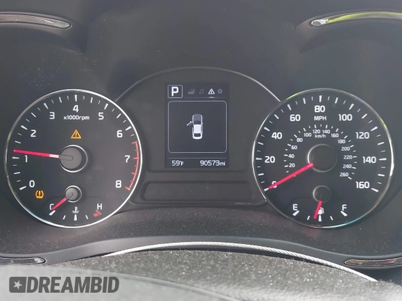 2018 Kia Forte LX with VIN 3KPFL4A7XJE187602, listed as a IAAI auction lot 41432177 with 90,573 mi miles and . Bid and sale history available at DreamBid. Image 7.