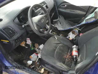 2012 Kia Rio LX with VIN KNADM4A30C6076872, listed as a Copart auction lot 47853135 with 0 mi miles and Salvage Title. Bid and sale history available at carsss.com. Image 7.