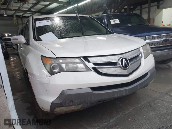 2008 Acura MDX Tech Pkg with VIN 2HNYD28388H516898, listed as a IAAI auction lot 41554660 with 1 mi miles. Bid and sale history available at carsss.com. Image 1.
