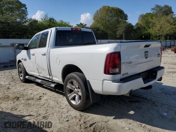 2014 Ram 1500 Sport with VIN 1C6RR7HT9ES218705, listed as a Copart auction lot 54218025 with 132,500 mi miles and Salvage title. Bid and sale history available at DreamBid. Image 2.
