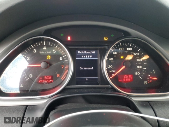 2009 Audi Q7 Premium Plus with VIN WA1EY74L49D001289, listed as a Copart auction lot 84530744 with 123,937 mi miles and Salvage title. Bid and sale history available at DreamBid. Image 9.