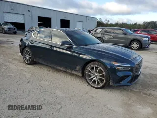 2022 Genesis G70 2.0T with VIN KMTG34TA9NU098030, listed as a Copart auction lot 80685444 with 34,119 mi miles and Non Repairable. Bid and sale history available at DreamBid. Image 4.