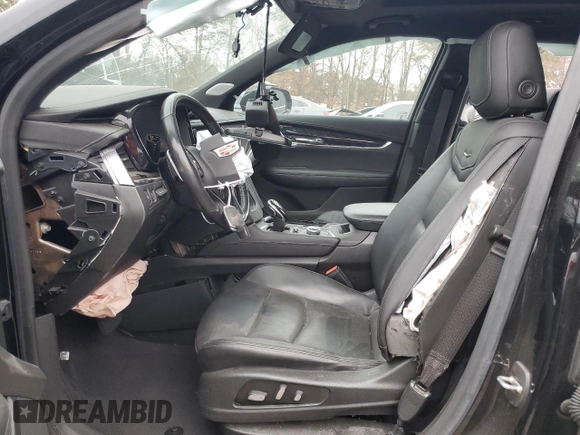 2022 Cadillac XT6 Premium Luxury with VIN 1GYKPCRS7NZ143003, listed as a Copart auction lot 86708864 with 0 mi miles and Salvage Title. Bid and sale history available at carsss.com. Image 7.