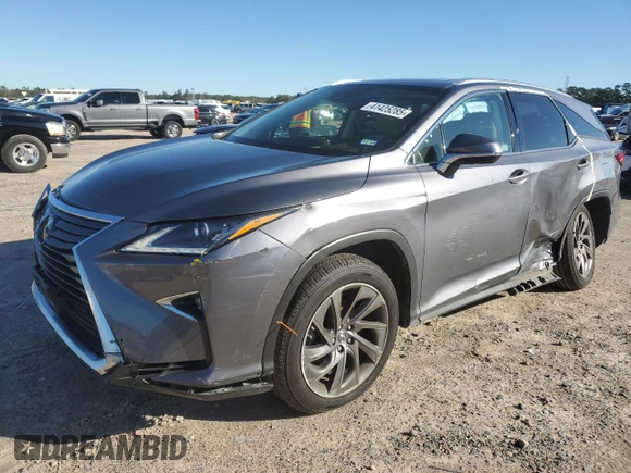 2019 Lexus RX with VIN JTJDZKCA4K2019825, listed as a Copart auction lot 41425285 with 61,368 mi miles and Salvage Title. Bid and sale history available at carsss.com. Image 1.