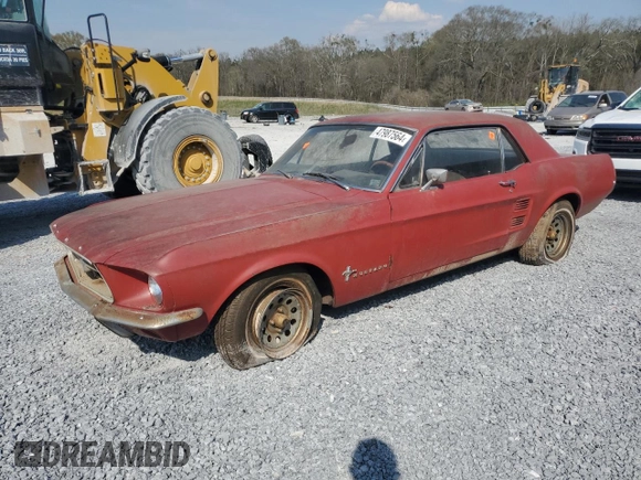 1967 Ford Mustang с VIN 7F01C174398, выставлен на аукционе Copart как лот 47987564 с пробегом 29 910 миль миль и Чистый • Clean title. История ставок и продаж доступна на DreamBid. Изображение 1.