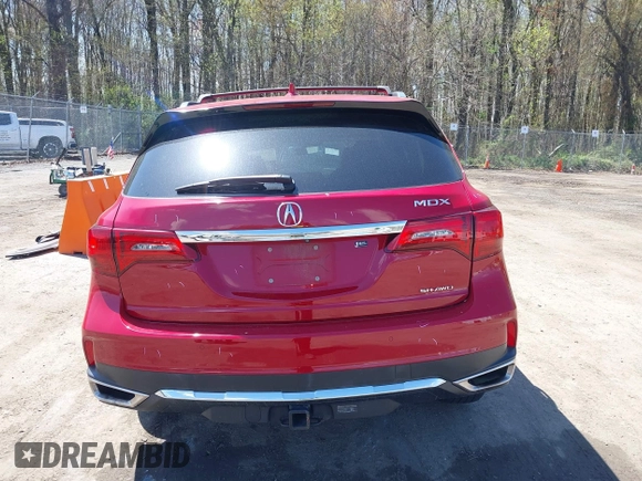2018 Acura MDX w/Advance/Entertainment Pkg with VIN 5J8YD4H90JL006920, listed as a IAAI auction lot 41957396 with 58,832 mi miles. Bid and sale history available at carsss.com. Image 16.