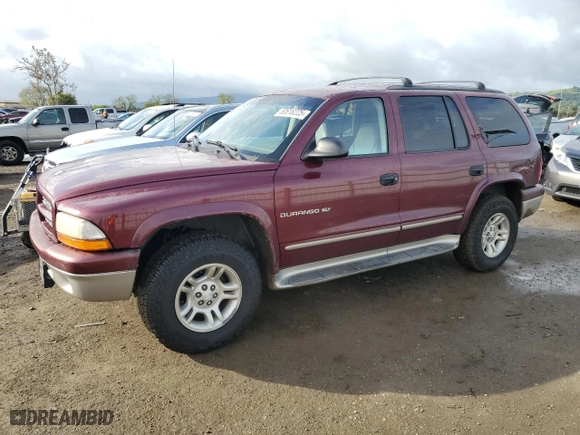 2001 Dodge Durango with VIN 1B4HS28N31F608356, listed as a Copart auction lot 50618225 with 159,648 mi miles and Clean Title. Bid and sale history available at carsss.com. Image 1.