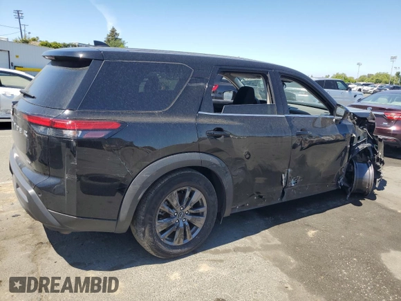 2023 Nissan Pathfinder S z VIN 5N1DR3AC4PC261640, wystawiony jako Copart lot #56339595 z przebiegiem 39 626 mil mil oraz Nie do naprawy • Non repairable. Historia ofert i sprzedaży dostępna na DreamBid. Obrazek 3.