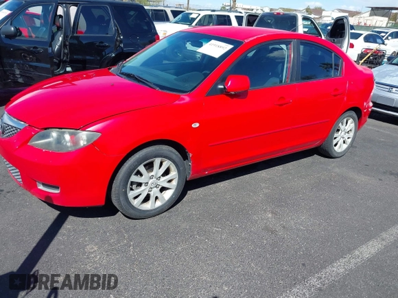 2008 Mazda 3 i Touring with VIN JM1BK12F181836593, listed as a IAAI auction lot 41918892 with Not Provided miles and . Bid and sale history available at carsss.com. Image 2.