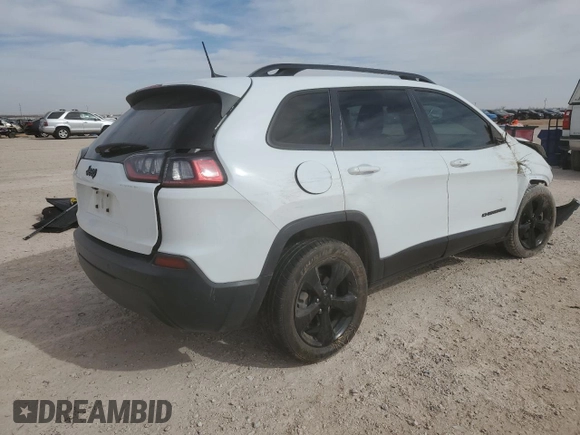 2020 Jeep Cherokee Altitude with VIN 1C4PJLLB2LD511054, listed as a Copart auction lot 45369365 with 119,961 mi miles and Salvage Title. Bid and sale history available at carsss.com. Image 3.