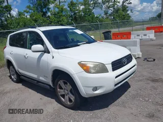 2008 Toyota RAV4 Sport with VIN JTMZD32V886067069, listed as a IAAI auction lot 42574256 with 233,799 mi miles and . Bid and sale history available at DreamBid. Image 1.